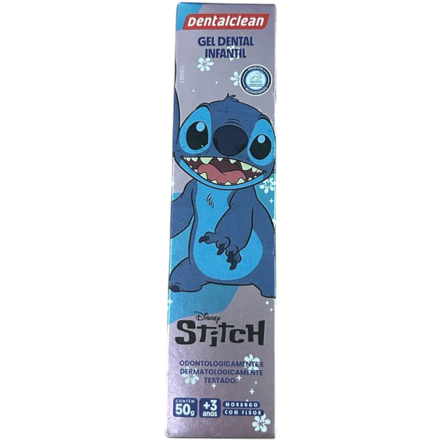 Gel Dental Infantil com Flúor Morango Stitch 50g
